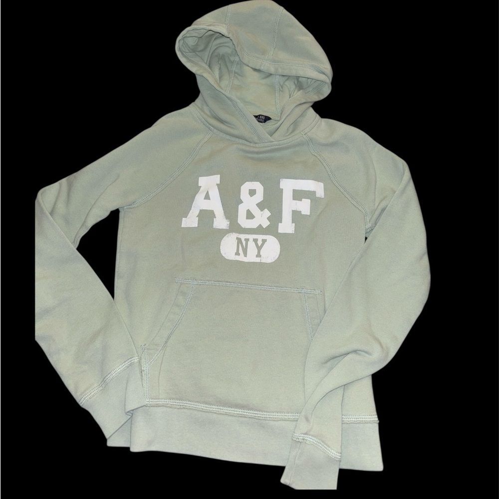 Abercrombie & Fitch Women's Green Hoodie